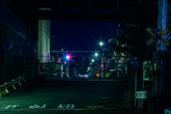 静まる構内