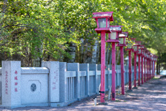 赤城神社の灯篭