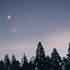 小人達が見上げる星空
