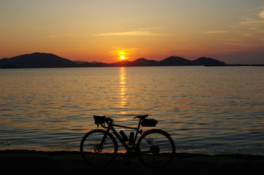 海まで自転車で行ってみた。