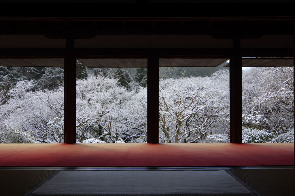 雪の石水院