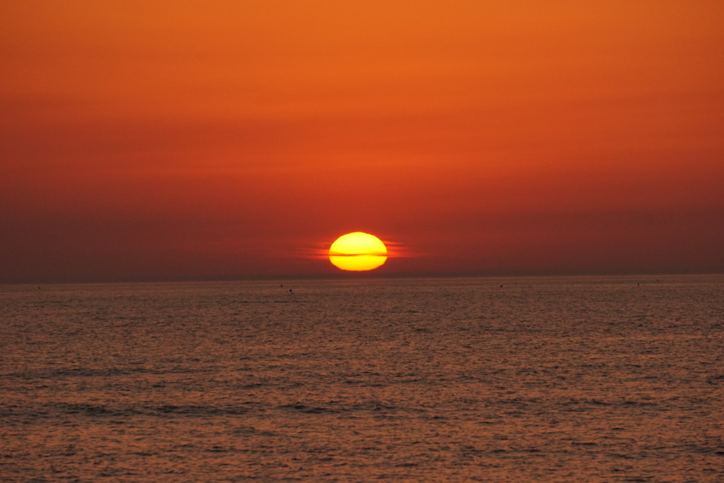内灘の夕焼け