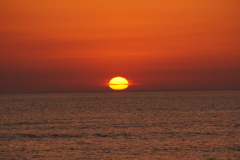 内灘の夕焼け