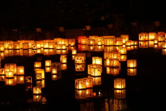 百万石祭り 灯籠流し