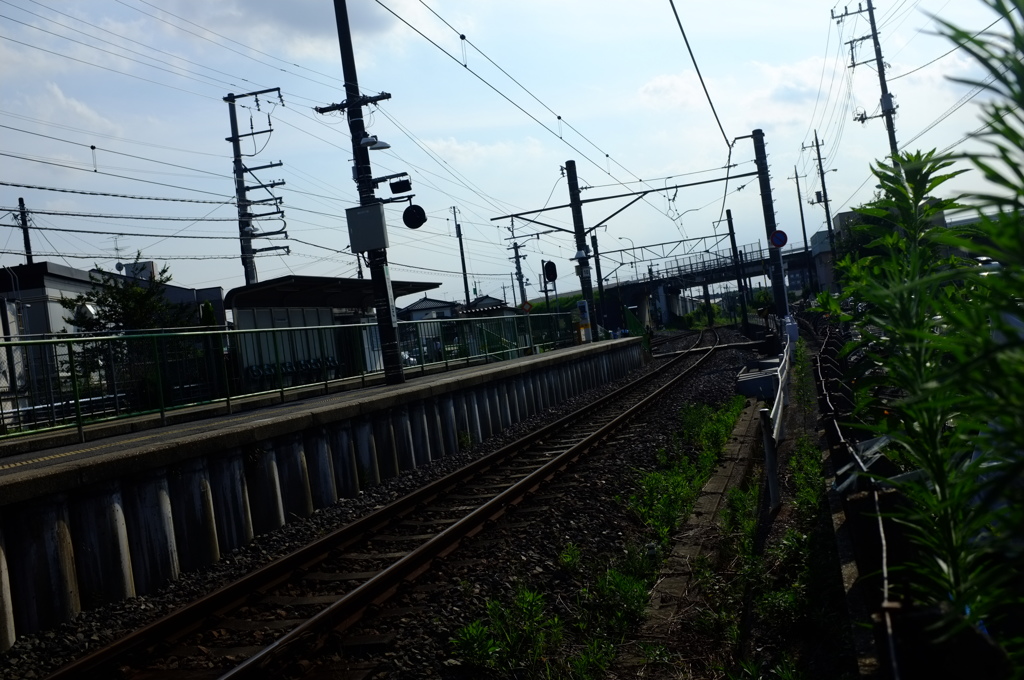 単線無人駅