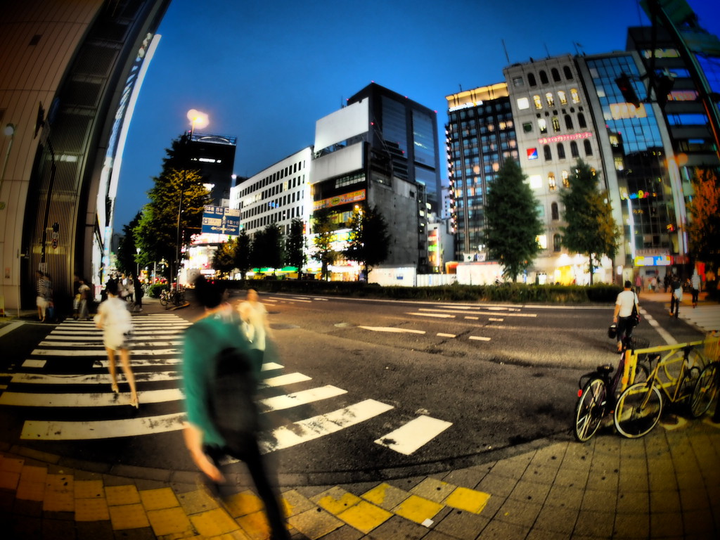 夕闇の東京