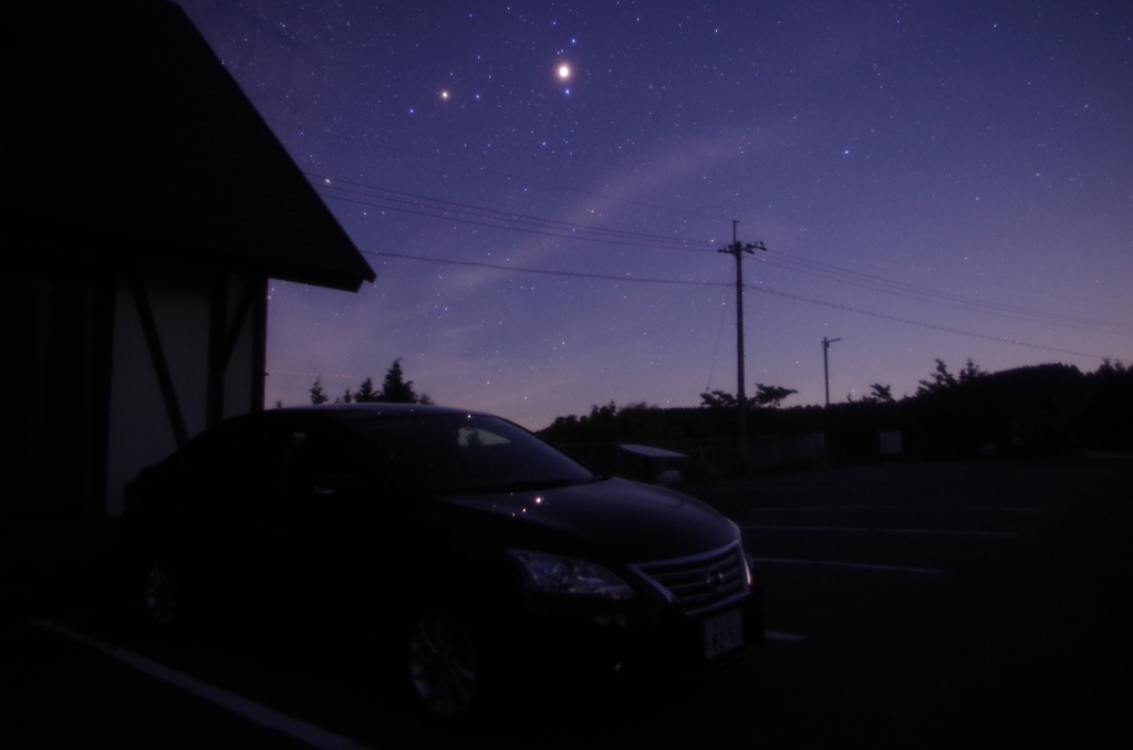 鶴姫公園の星空