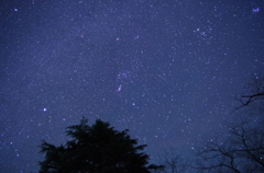 護摩壇山の冬の星空