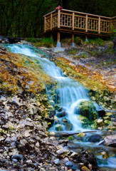 Hot Spring Water Fall