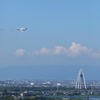 飛行機のある風景