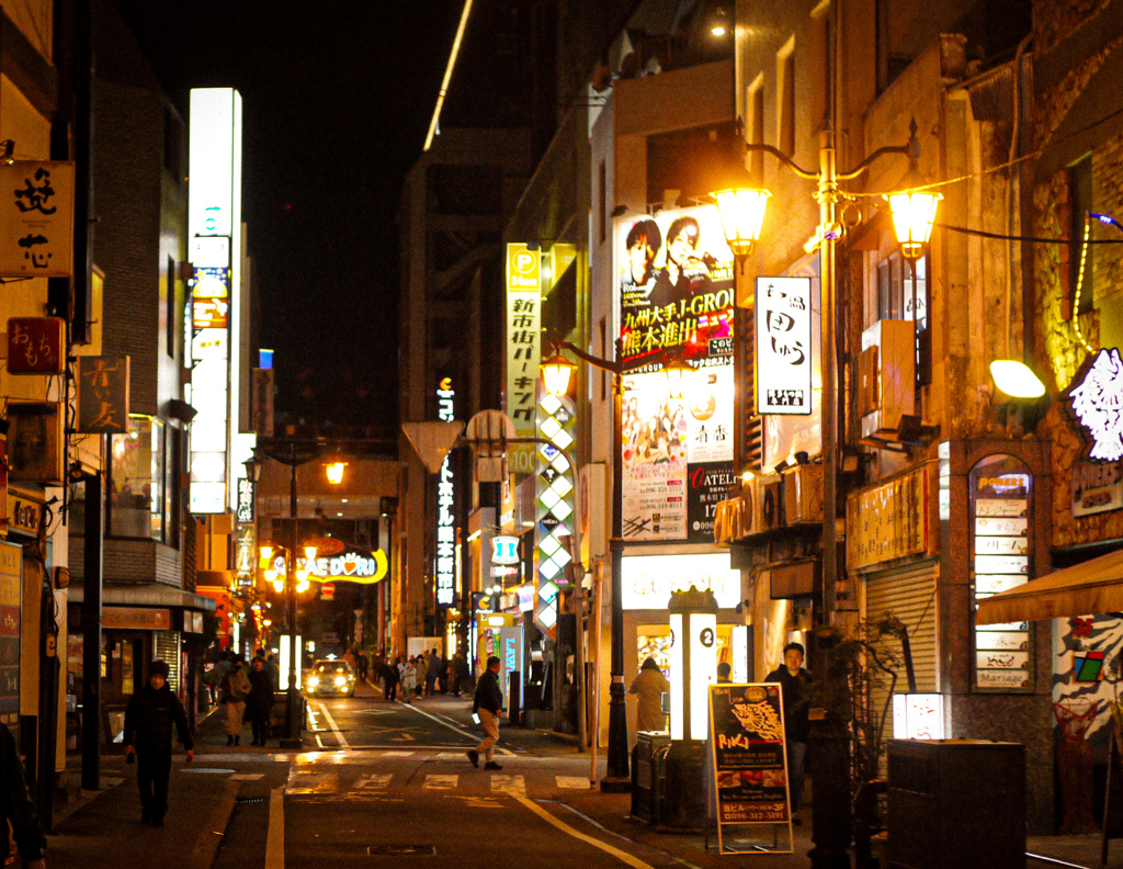 熊本の夜