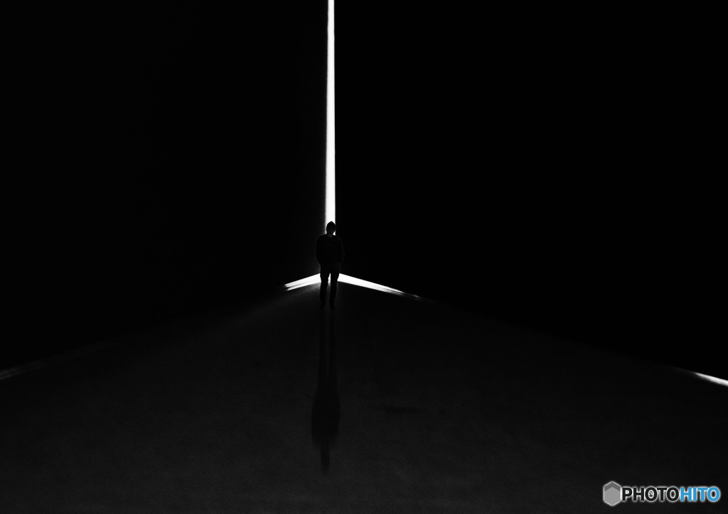 In the dark