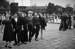 喜色満面　