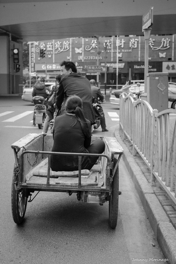 やはり夫の背中は頼もしい