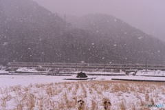 雪の湖西線