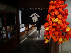 カラフルなお出迎え