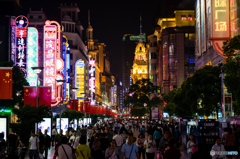 南京路の歩行者天国