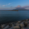 梅雨の晴れ間の夕暮れ