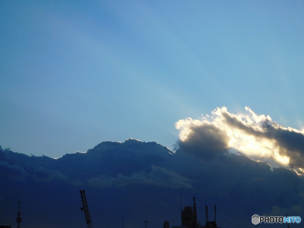 2018年1月1日の夕暮れ時