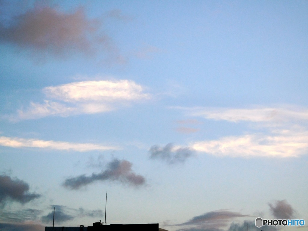 処暑の日の夕暮れ時