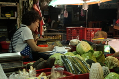 台湾のとある市場の風景