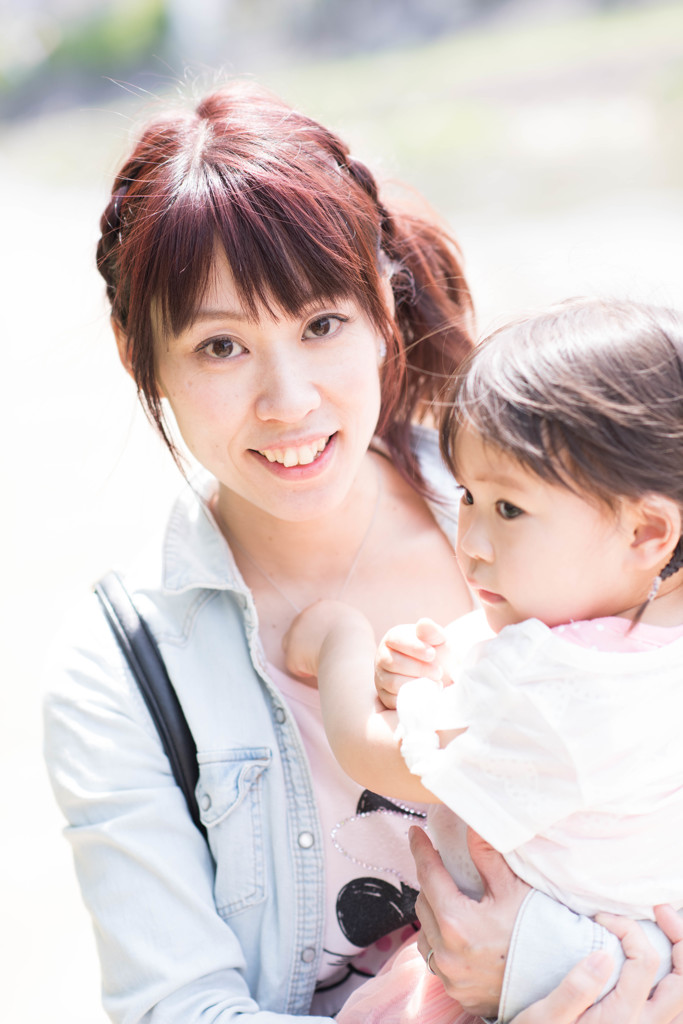 奥さんと子供✨