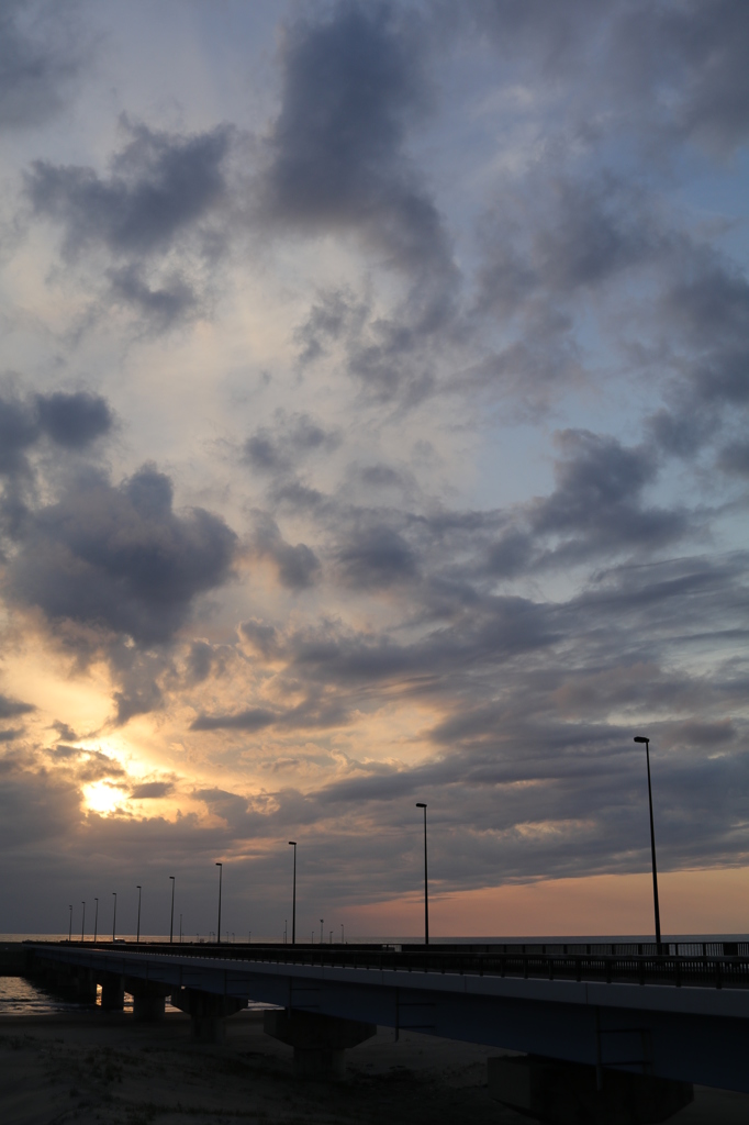 夕景　日本海１