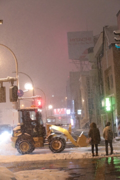 雪ふる街で