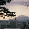 岩木山　夕景