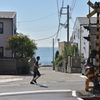 湘南海岸で