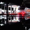 鉄道の旅, "水上" 通過;