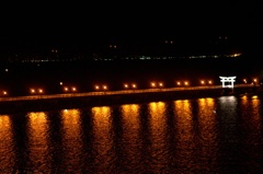 竹島への光道