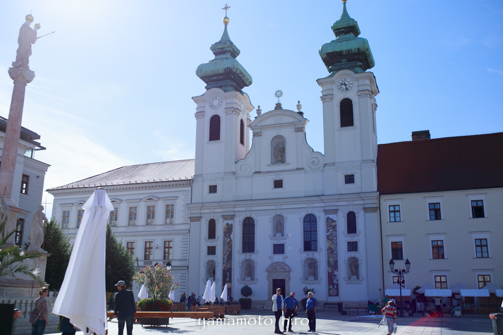 ベネディクト教会、gyor。外観。