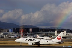 J-AIR＆虹
