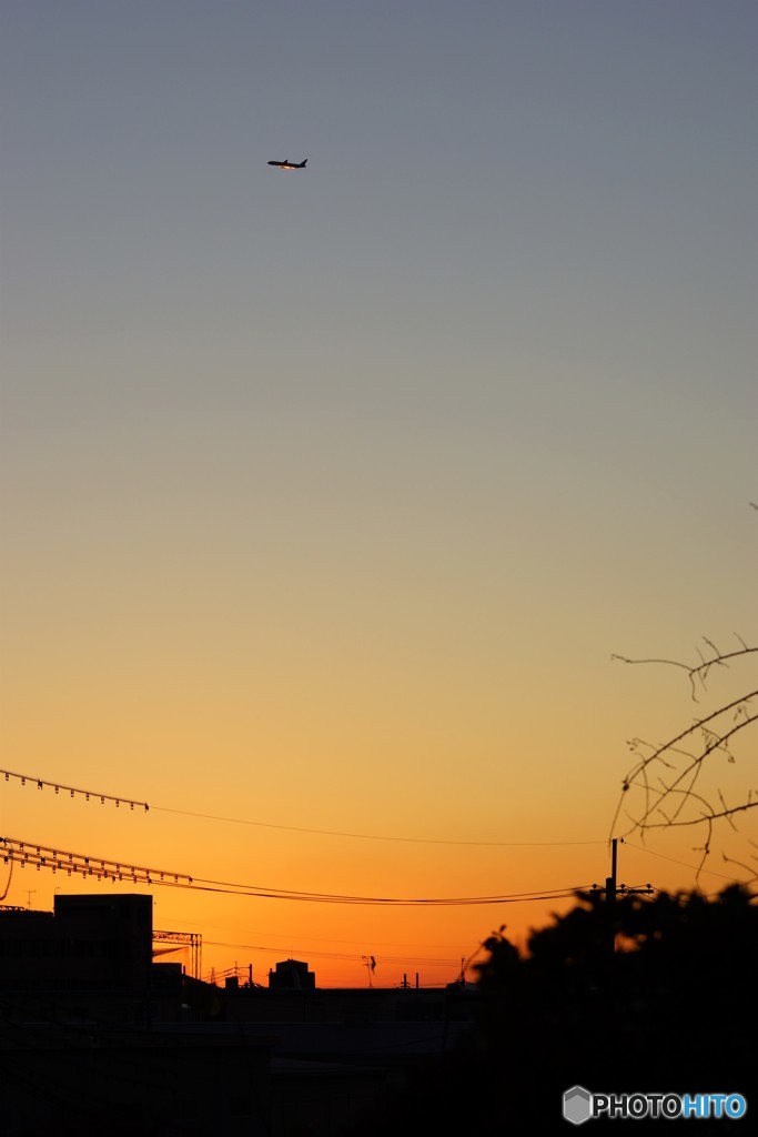 夕暮れ感謝の日