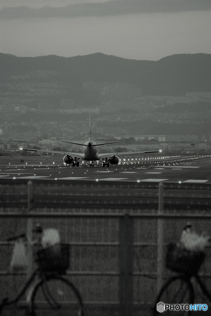 自転車と飛行機と私