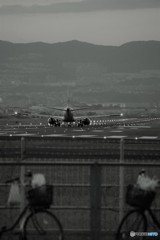 自転車と飛行機と私