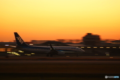 夕日と飛行機がみたくて