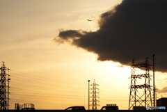 とある日の夕景
