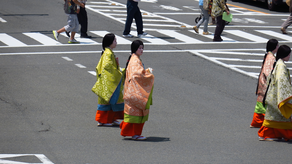 葵祭　やっぱり主役は女性
