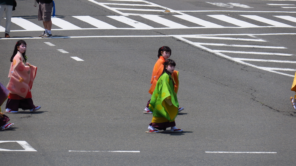 葵祭　子供たち