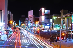 週末の長野駅