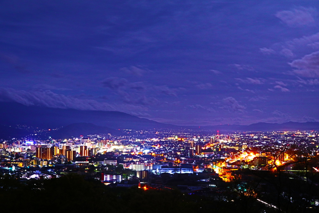 松本市の夜景