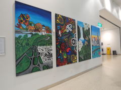 オークランド国際空港の絵画