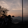 箱根ターンパイク　バイクと