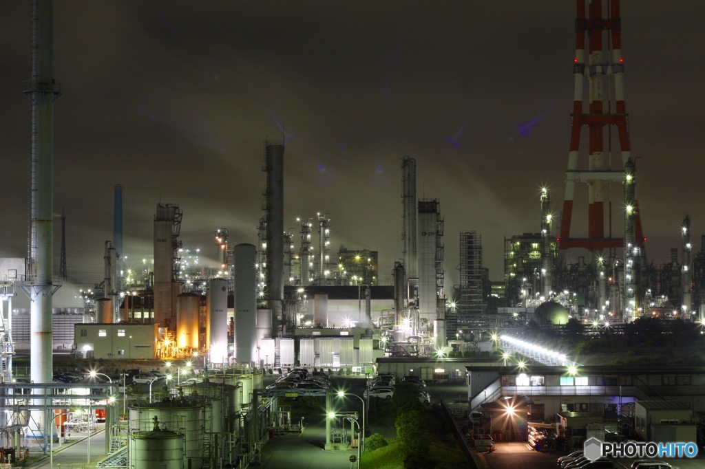 砂山都市緑地夜景2