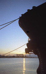 木更津港の船