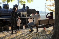 機関車が来た！