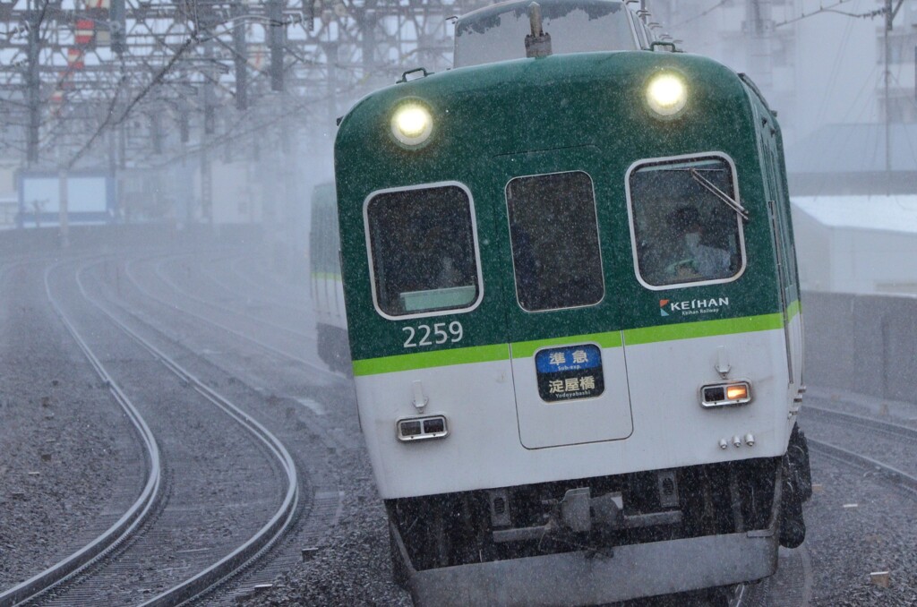 雨の中を走る2