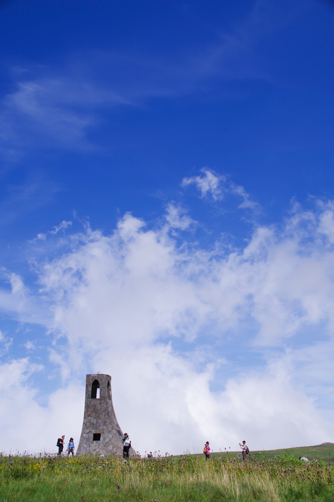 雲と同じ高さの場所